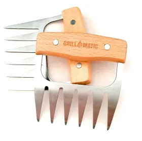 Grillmatic 426927995077 Meat Shredder Claws - Professional Stainless Steel Easy To Use Lightweight