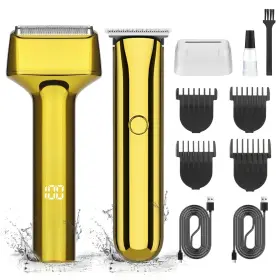 Gsky 037166577510 Hair Clippers For Men Professional And Trimmers Set Cordless Clipp