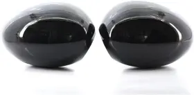 51162754913 Gsrecy Exterior Door Side Wing Mirror Cover Shell Cap Gloss Black Pair