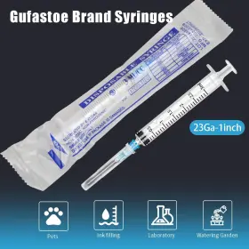 Gf2040601 Gufastoe 50pack 3ml/cc With 23 G 1 Inch Safety Luer-slip Individually Wrapped #2