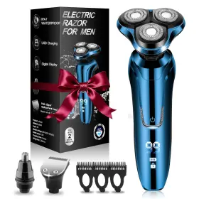 Shavers-8868-18 Handsomeface Electric Razor For Men 3 Floating Heads Waterproof Wet Dry Shaver L