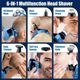 Handsomemen 744759790996 Head Shavers For Bald Men 2024 Upgrade Shaver 6-in-1 Groomin #3 Handsomemen 744759790996 Head Shavers For Bald Men 2024 Upgrade Shaver 6-in-1 Groomin #3