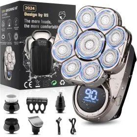 Handsomemen 758389810733 9d Electric Head Shaver For Bald Men Upgraded 5-in-1 Me Handsomemen 758389810733 9d Electric Head Shaver For Bald Men Upgraded 5-in-1 Me