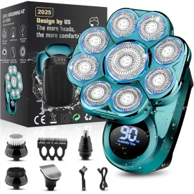 Handsomemen 764409996721 9d Electric Head Shaver For Bald Men Upgraded 6-in-1 Me Handsomemen 764409996721 9d Electric Head Shaver For Bald Men Upgraded 6-in-1 Me