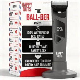 Happy Nuts 313085843821 The Ballber Pro Electric Groin And Body Hair Trimmer For Men - Mens Bod Happy Nuts 313085843821 The Ballber Pro Electric Groin And Body Hair Trimmer For Men - Mens Bod