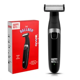 Happy Nuts 313102549521 The Ballber Groin Trimmer For Men By - Waterproof Rechargeable