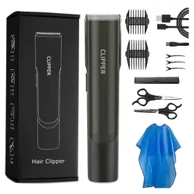 Cr01 Harpimer Vacuum Hair Clippers For Men Electric Haircut Kit Beards Facial V