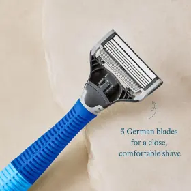 Xzy9 Harrys Shaving Kit For Men 1 Razor Handle And 2 Blade Refill New Open
