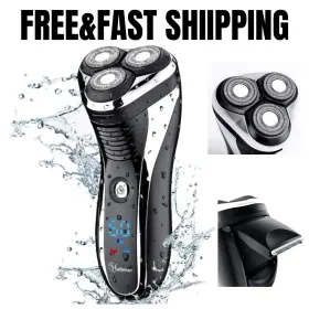 Hatteker 710328343566 Electric Shaver Rotary Razor Men Cordless Beard Trimmer Pop-trimmer Hatteker 710328343566 Electric Shaver Rotary Razor Men Cordless Beard Trimmer Pop-trimmer