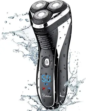 7568dxin Hatteker Electric Shaver Rotary Razor Men Cordless Beard Trimmer Pop-trimmer