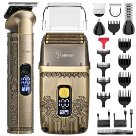 Ht-602 Hatteker Professional Hair Clipper Electric Razor Foil Shavers For Men Body Nose Ear H
