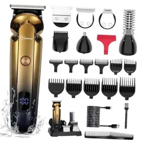 Rfc-6168 Hatteker Mens Beard Trimmer Kit Electric Razor Shaver Professional Hair