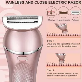 Rscx-9612 Hatteker Electric Shaver For Women Lady Epilator Razors Kit Hair Remove #3