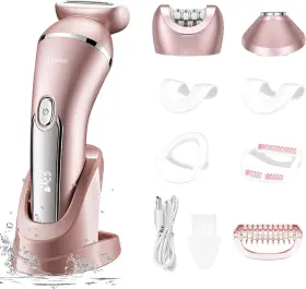 Rscx-9612 Hatteker Electric Shaver For Women Lady Epilator Razors Kit Hair Remove