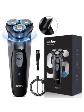 Hayda 629722881393 Electric Shaver 3d Curved Blade Mesh Cordless Washable Trimmer