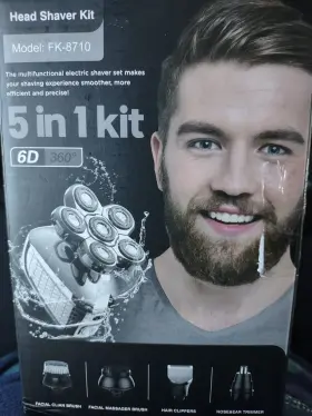 Fk-8710 Head Bald Shaver/5 In 1