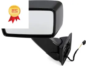 Hecasa Mo-2583 Power Mirror Left Compatible With 2006-2010 Hummer H3 H3t Black