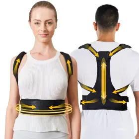 Bk818 Hezkugu Posture Corrector For Women And Men Fully Adjustable Back Brace Corr