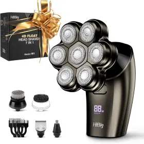 Hibig 313053299230 Head Shavers For Bald Men - 7d Arc Electric Razor With Magnetic Detachable Hibig 313053299230 Head Shavers For Bald Men - 7d Arc Electric Razor With Magnetic Detachable