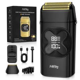 Hibig 774882542247 Professional Double Foil Shavers For Men 2in1 Electric Razor P Hibig 774882542247 Professional Double Foil Shavers For Men 2in1 Electric Razor P