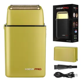 Hiena Pro 718387754255 Foil Shaver For Men Barber Double Trimmer Professional Razor Close Sh
