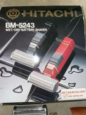 Bm-5343 Hitachi Bm-5243 Vintage Inch Japanese Wet/dry Mens Battery Shaver Untested #3