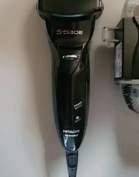 Rm-fl70bk Hitachi Mens Shaver S-blade 4 Blades Ac100v-240v With Charger Euc #2