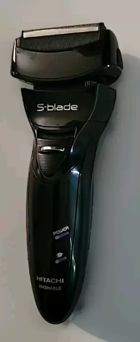 Rm-fl70bk Hitachi Mens Shaver S-blade 4 Blades Ac100v-240v With Charger Euc