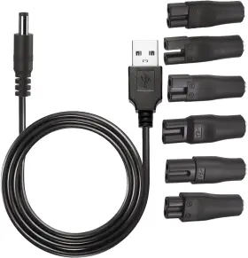 Rz-102 Hjefbdp 3.7v - 5v Universal Electric Hair Clippers Replacement Charger Usb For Black
