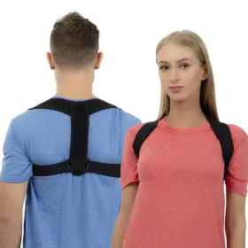 Hloes 727636271818 Posture Corrector For Women And Men Adjustable Upper Back Brace Breathable