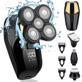 Hontec 749575910481 4 In1 Electric Head Shaver Bald Set Wet Dry Cordless For Men Wi