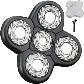 Jk-b005b Hontec 5 Blades Head Shaver Replacement Heads Electric Universal