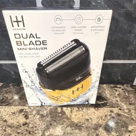 5782 Hot & Hotter And Dual Blade Mini Shaver Gold Black Waterproof Usb Rechargeable