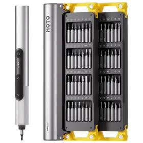 S-a01 Hoto Snapbloq™ Snapbloq 3.7v Mini Electric Screwdriver With 56 Bits And 3 Torqu