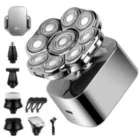 Ipx7 Hotvox 749243643703 Floating Head Shavers For Bald Men - Waterproof Electric Razor W