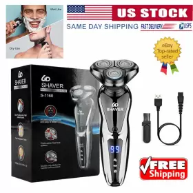 9100804bk Htwon Rotary Razor Shaving Trimmer Wet/dry Electric Usb Rechargeable Shaver For Man Us 9100804bk Htwon Rotary Razor Shaving Trimmer Wet/dry Electric Usb Rechargeable Shaver For Man Us