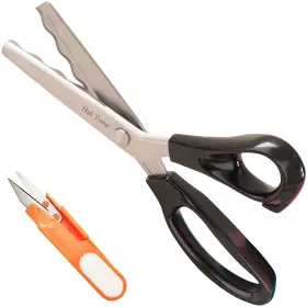 Yutt000 Hui Tong Strong And Sharpe Pinking Shears Scissors For Fabric Serrated A