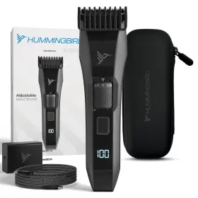 Hbtr-007-blk Hummingbird Mk14 Beardmaster Premium Beard Trimmer For Men Precision Di