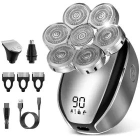 Es059 Hyehet Head Shavers For Bald Men Electric Razor Waterproof Shave