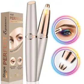 203j Ifanzetech Eyebrow Trimmer For Women Hair Remover With Led Light