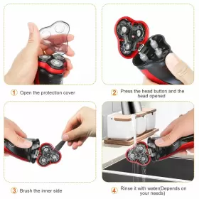 Km-9013 Imountek Rotary Electric Razor Shaver With Pop-up Beard Trimmer Wet And Dry For Men #2