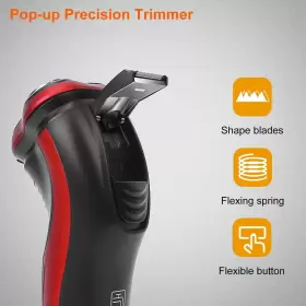 Km-9013 Imountek Rotary Electric Razor Shaver With Pop-up Beard Trimmer Wet And Dry For Men #3