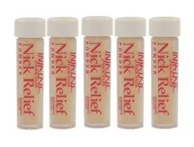 Infalab 945738930011 Nick Relief Styptic Powder - 5 Count For Quick Cuts And Wound Care