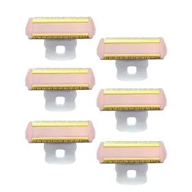 Invoda 711181275018 6pcs Women Shaver Replacement Heads For Finishing Touch Flawless Body Rechargeab