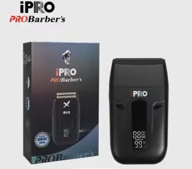 Blks1106 Ipro Pro Barbers Cordless Shaver 8800rpm With Led Screen Brand New Black Color