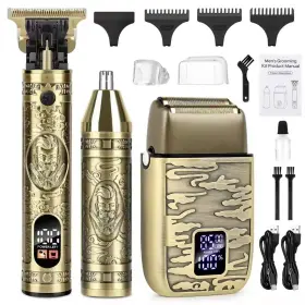 Sr-001 Isolytrin Electric Foil Shaver For Men T-blade Beard Trimmer Razor Nose Hair S