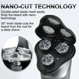 Hg9100450bk Jahyelec 9d Electric Shaver For Close Comfortable Grooming