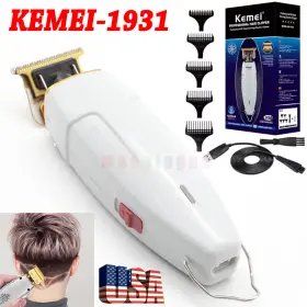 Jahyshow 880429759099 Kemei Hair Clippers Men Gapped Cordless Clipper Electric Wireless Trimmer