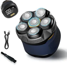 Txd-6dt-cx Jaxiuk Upgraded 6d Electric Head Shaver For Bald Men - Ipx7 Waterproof Wet/dry Razor Wi