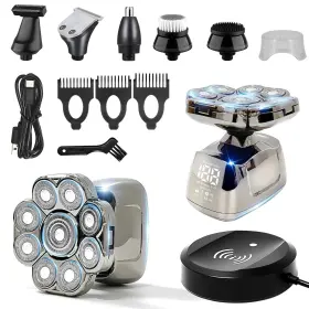 Jchope 768904556381 9d Floating Head Shaver - Wet And Dry Shavers For Bald Men Upgraded 6 I